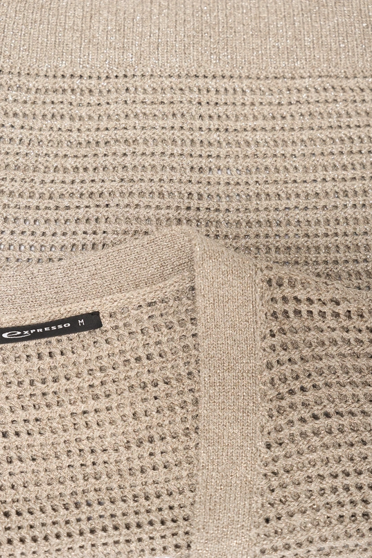 Gebreid vest met knoopsluiting