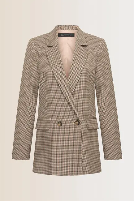 Geruite blazer