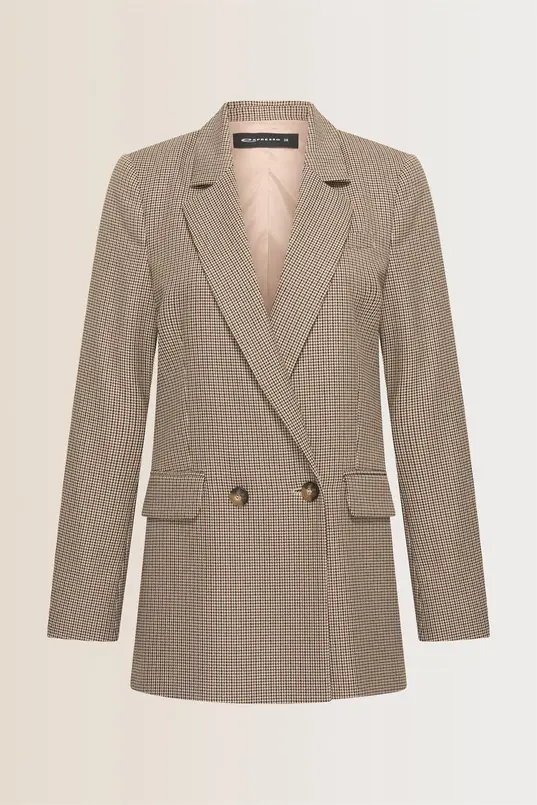 Geruite blazer