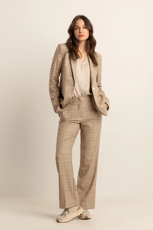 Geruite broek