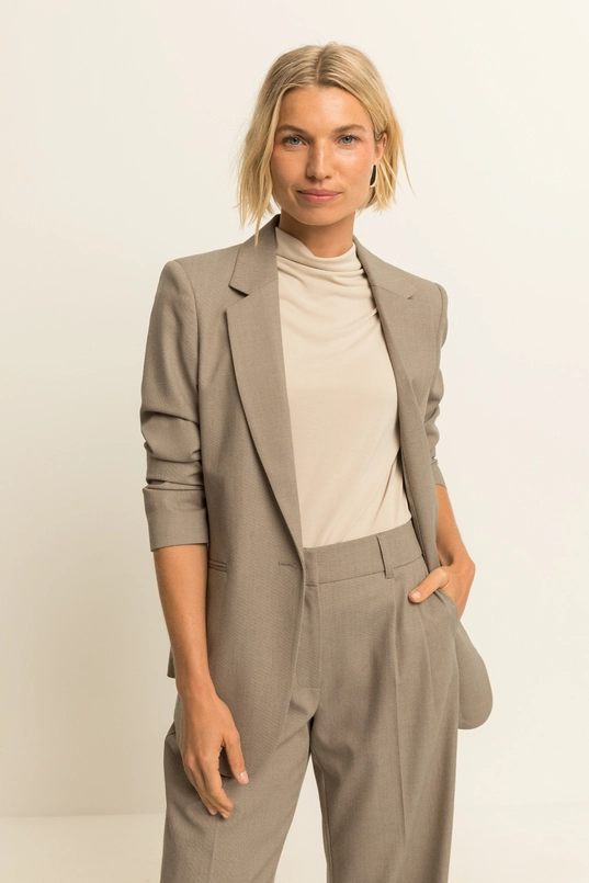 Getailleerde blazer met reverskraag