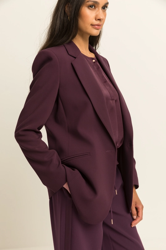 Getailleerde blazer met reverskraag