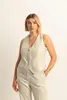 Gilet linnenmix