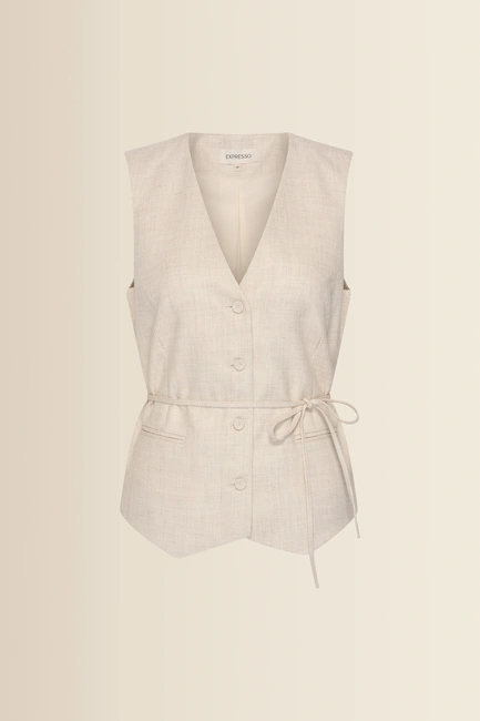 Gilet met ceintuur