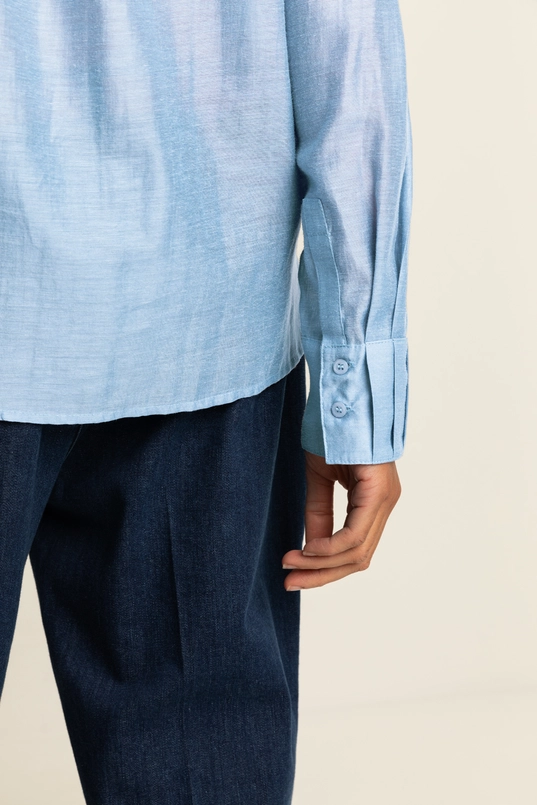 Glanzende blouse