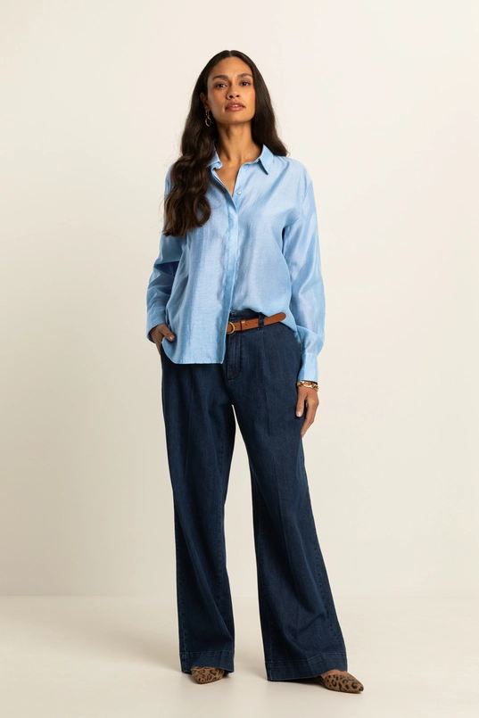 Glanzende blouse