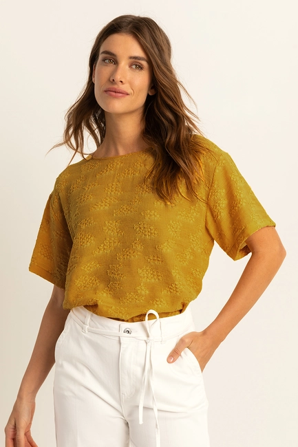 Jacquard blouse
