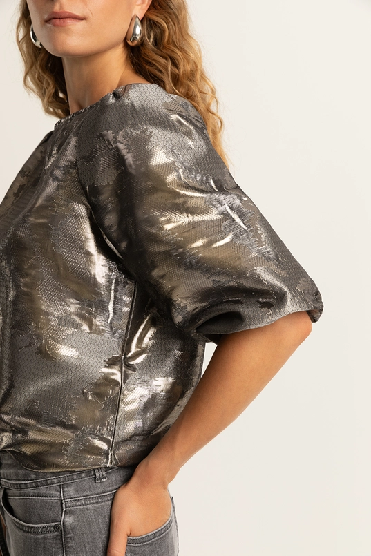 Jacquard blouse
