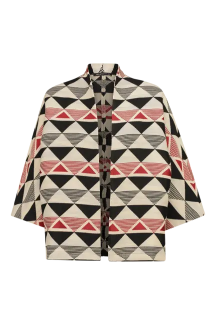 Jacquard kimono jasje