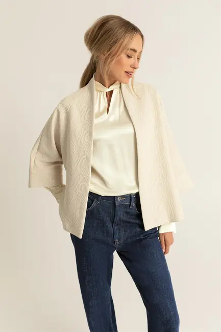 Jacquard kimono