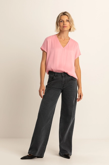Jeans met luipaardprint