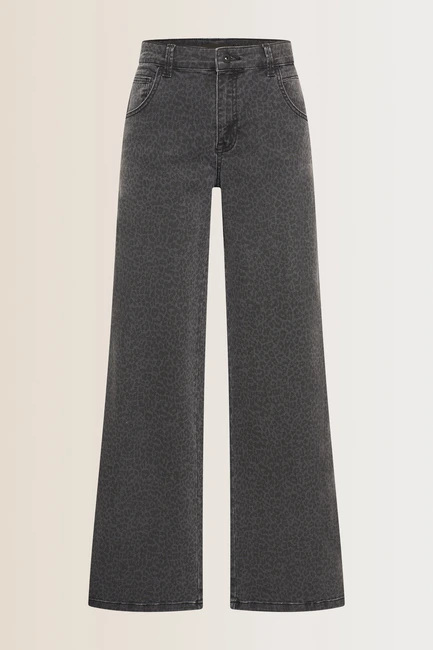 Jeans met luipaardprint