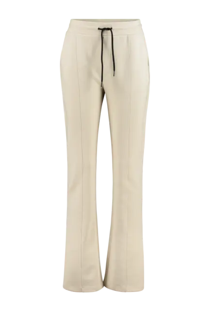 Jersey flared broek