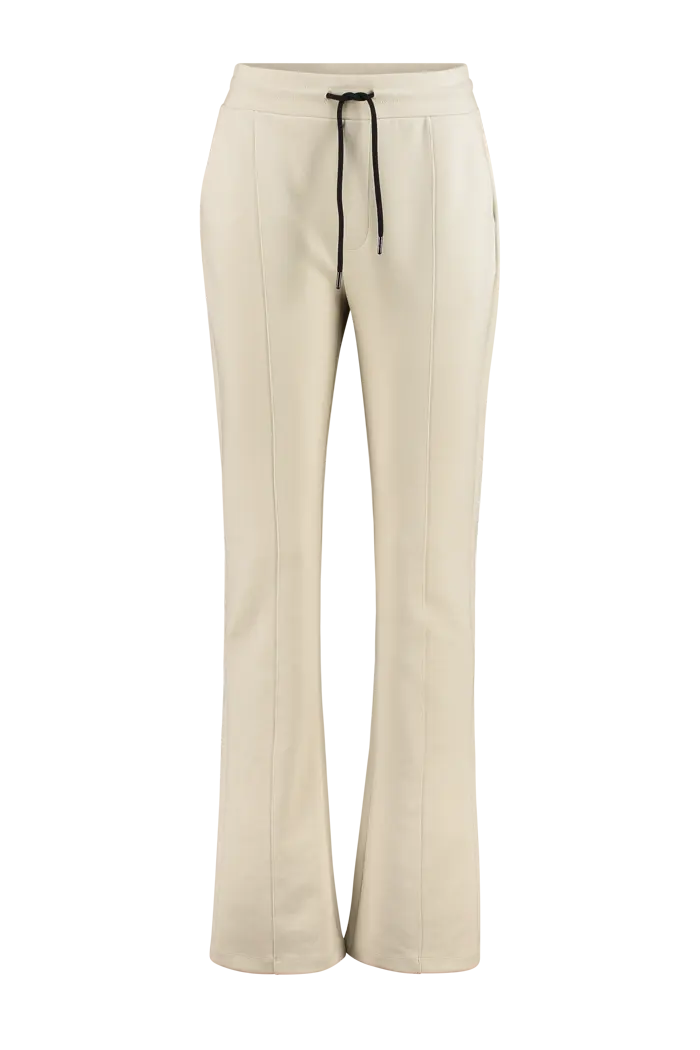 Jersey flared broek