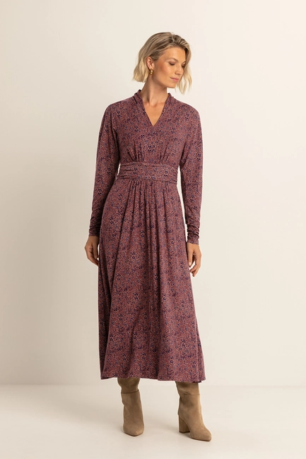 Jersey maxi jurk
