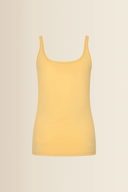 Jersey singlet met ronde hals
