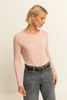 Jersey top met lange mouwen