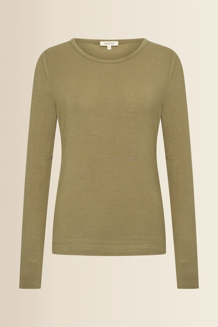Jersey top met lange mouwen
