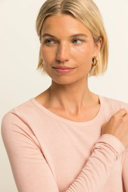 Jersey top met lange mouwen