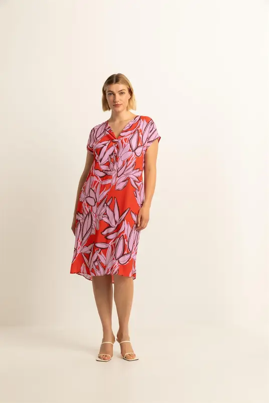 Jurk met bloemprint