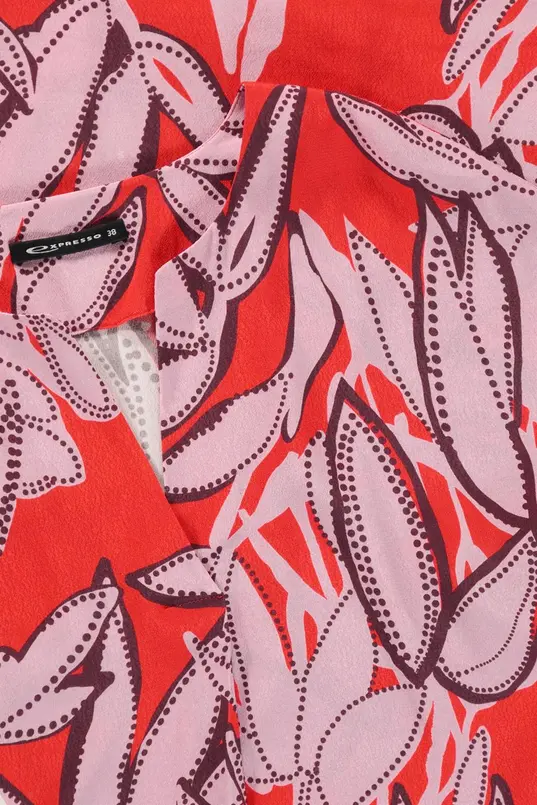 Jurk met bloemprint