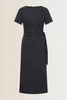 Jurk met knoopdetail |