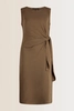 Jurk met knoopdetail