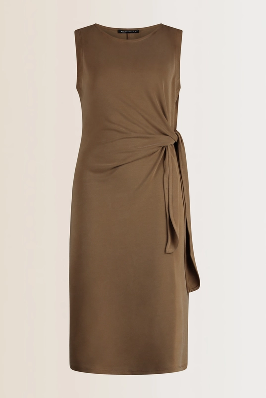Jurk met knoopdetail