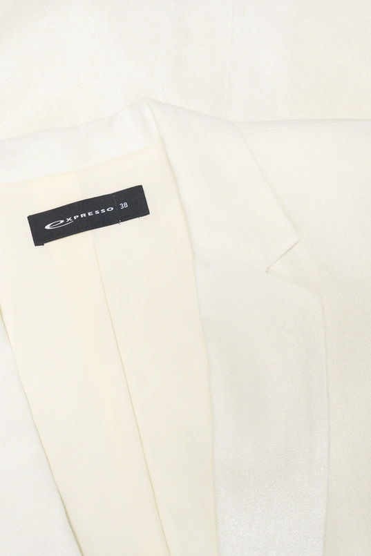 Katoen-linnen blazer