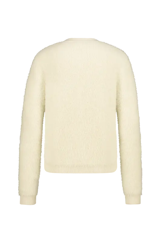 Kort fluffy cardigan
