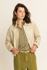 Kort leerlook jack