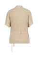 Korte cardigan met ceintuur