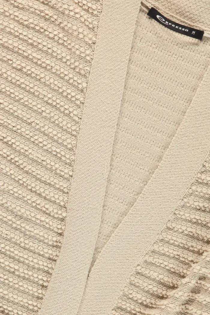 Korte cardigan met ceintuur