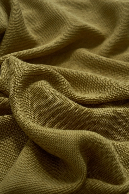 Lang fijngebreid vest