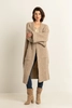 Lang wol-mix vest
