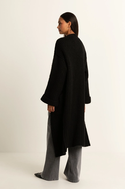 Lang wol-mix vest