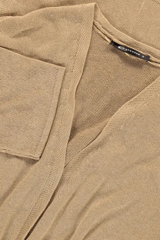 Lange cardigan linnenmix