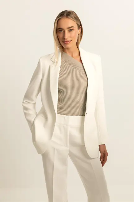 Langere stretch blazer