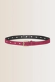 Leren riem met druppelperforaties