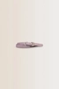 Leren riem met metalen ringen