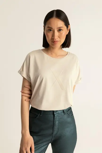 Logo T-shirt flockprint