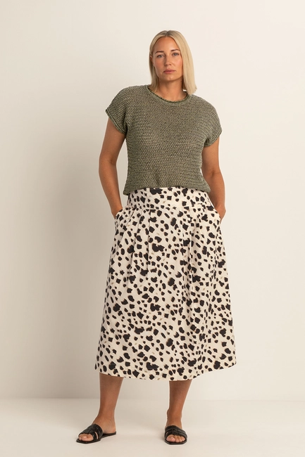 Luipaardprint rok