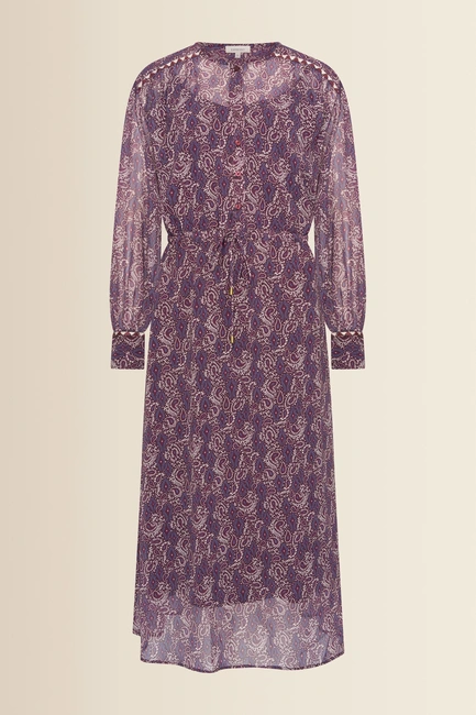 Maxi-jurk met paisleydessin