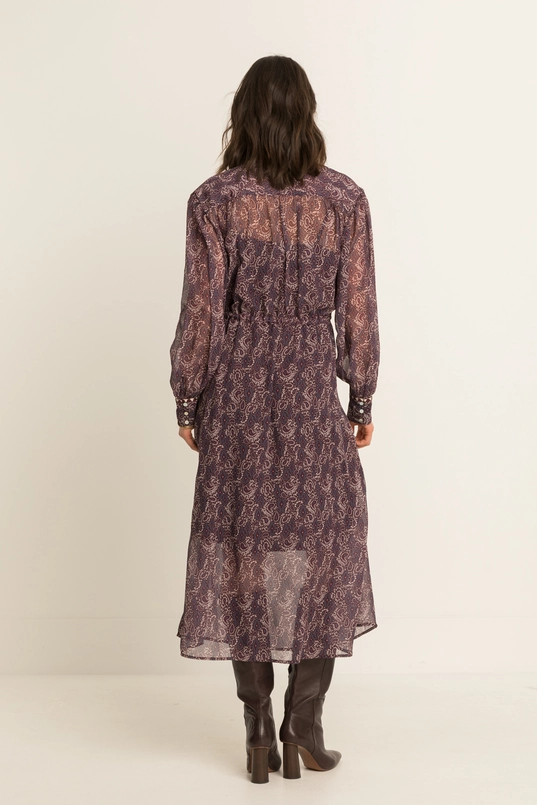 Maxi-jurk met paisleydessin