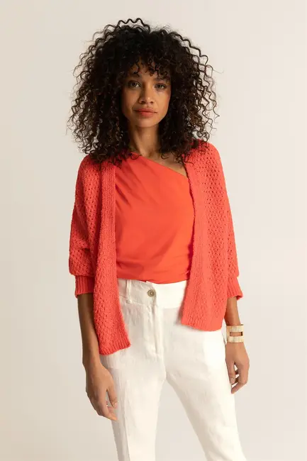 Mesh cardigan