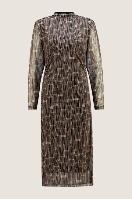 Mesh kleedje met print
