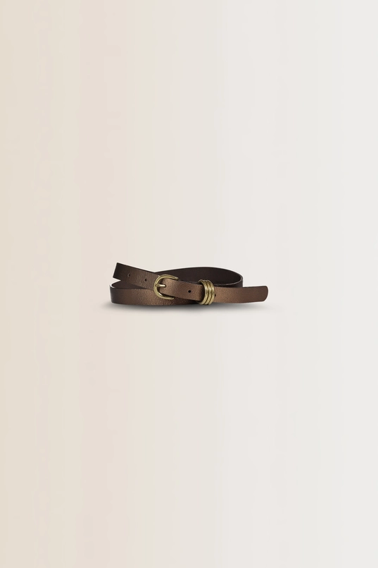 Metallic leren riem