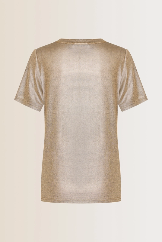 Metallic-look T-shirt