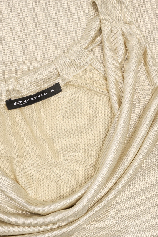 Metallic-look top