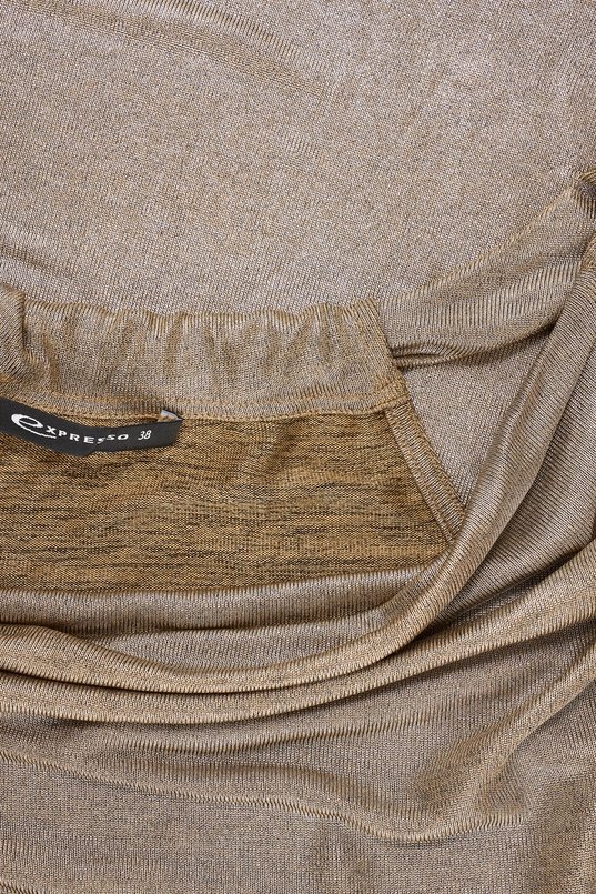 Metallic-look top